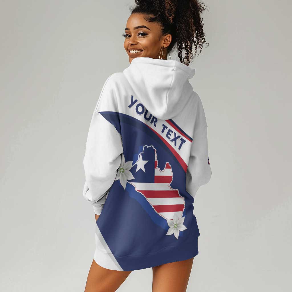 Personalized Happy Liberia Independence Day Hoodie Dress LT15