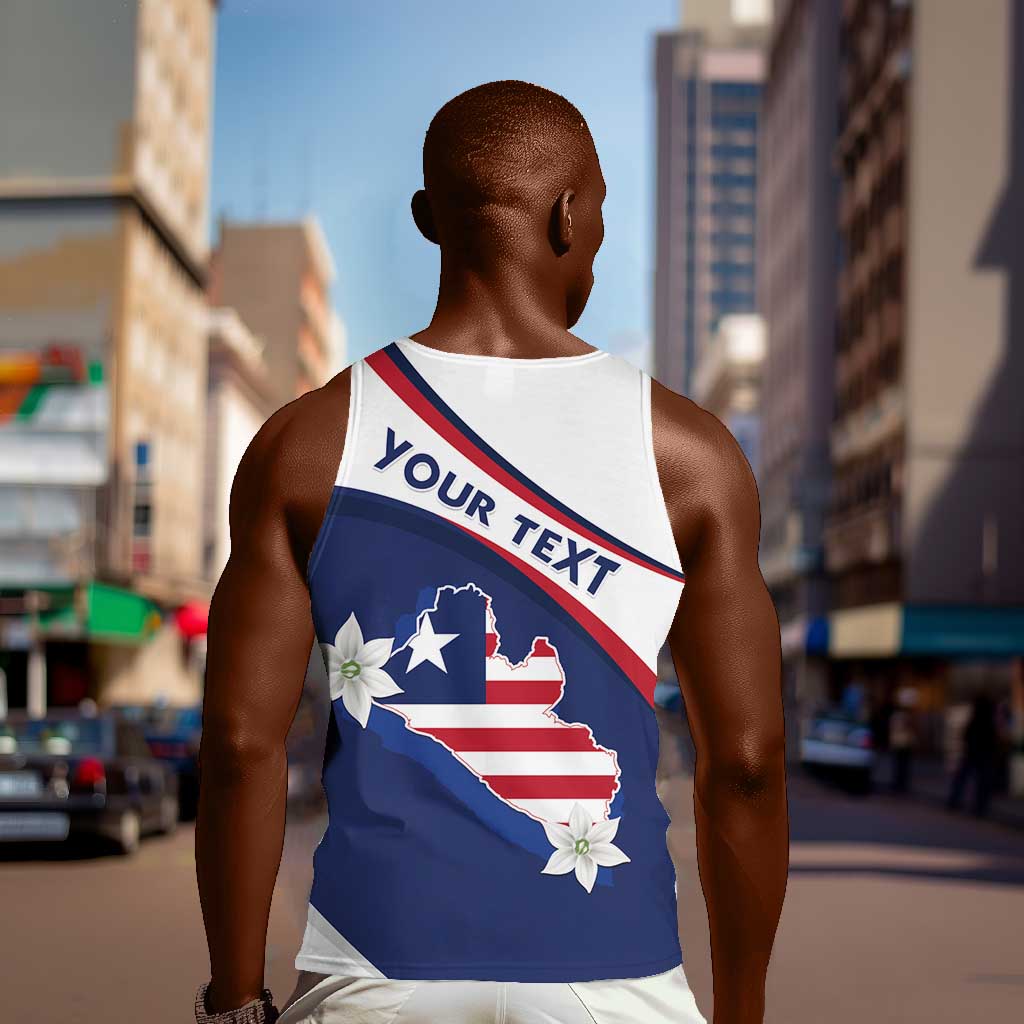 Personalized Happy Liberia Independence Day Men Tank Top LT15