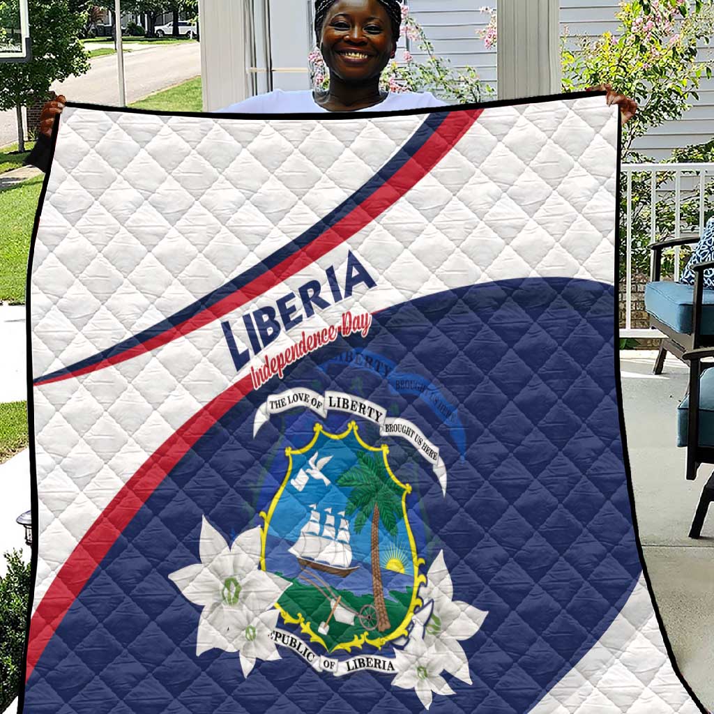 Happy Liberia Independence Day Quilt LT15