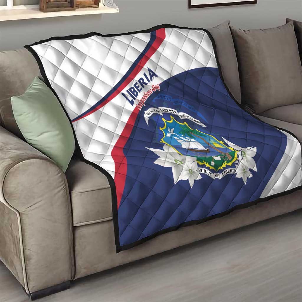 Happy Liberia Independence Day Quilt LT15
