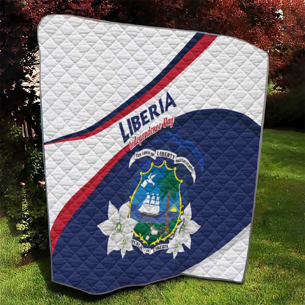 Happy Liberia Independence Day Quilt LT15