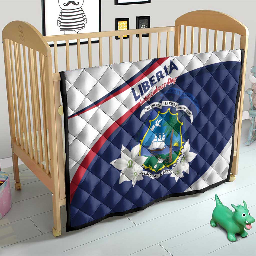 Happy Liberia Independence Day Quilt LT15
