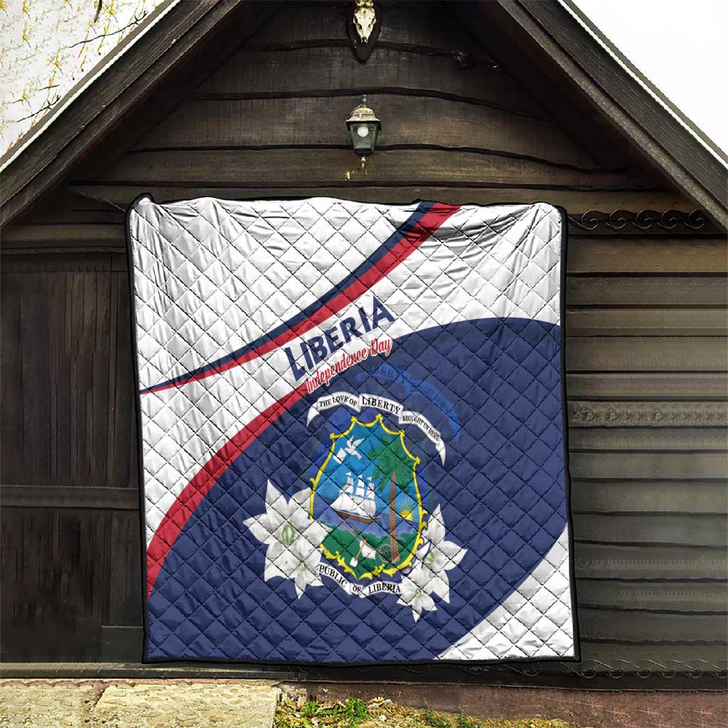 Happy Liberia Independence Day Quilt LT15