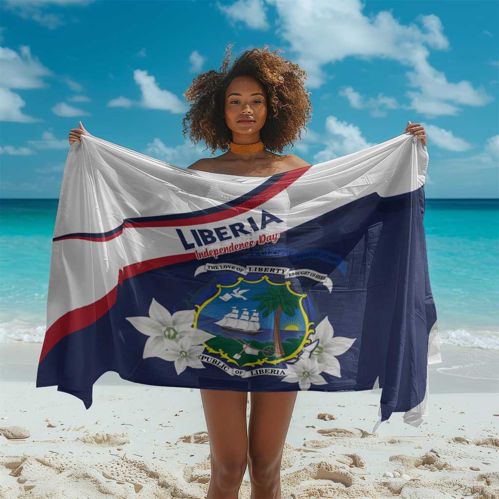 Happy Liberia Independence Day Sarong LT15
