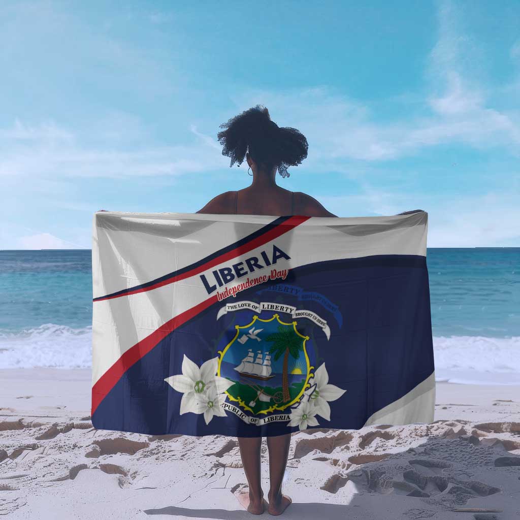 Happy Liberia Independence Day Sarong LT15