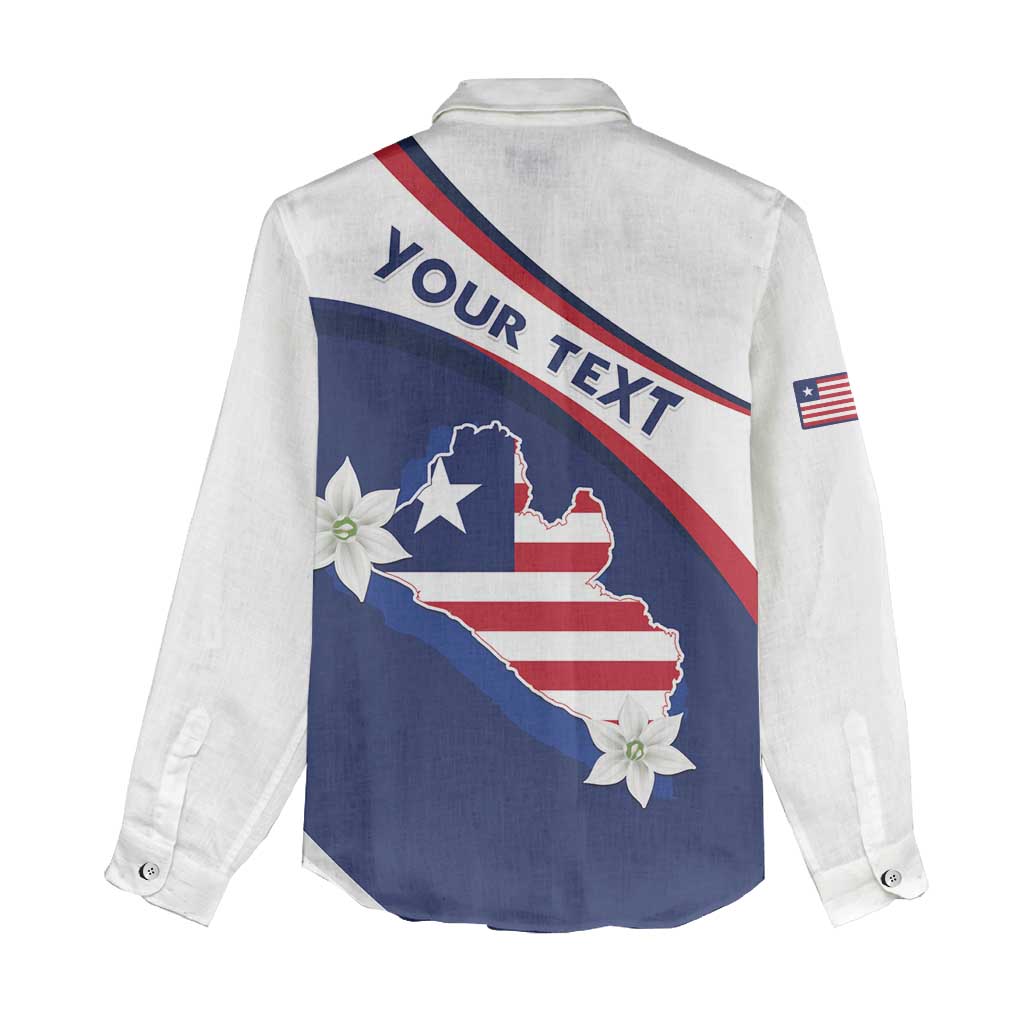 Personalized Happy Liberia Independence Day Women Casual Shirt LT15