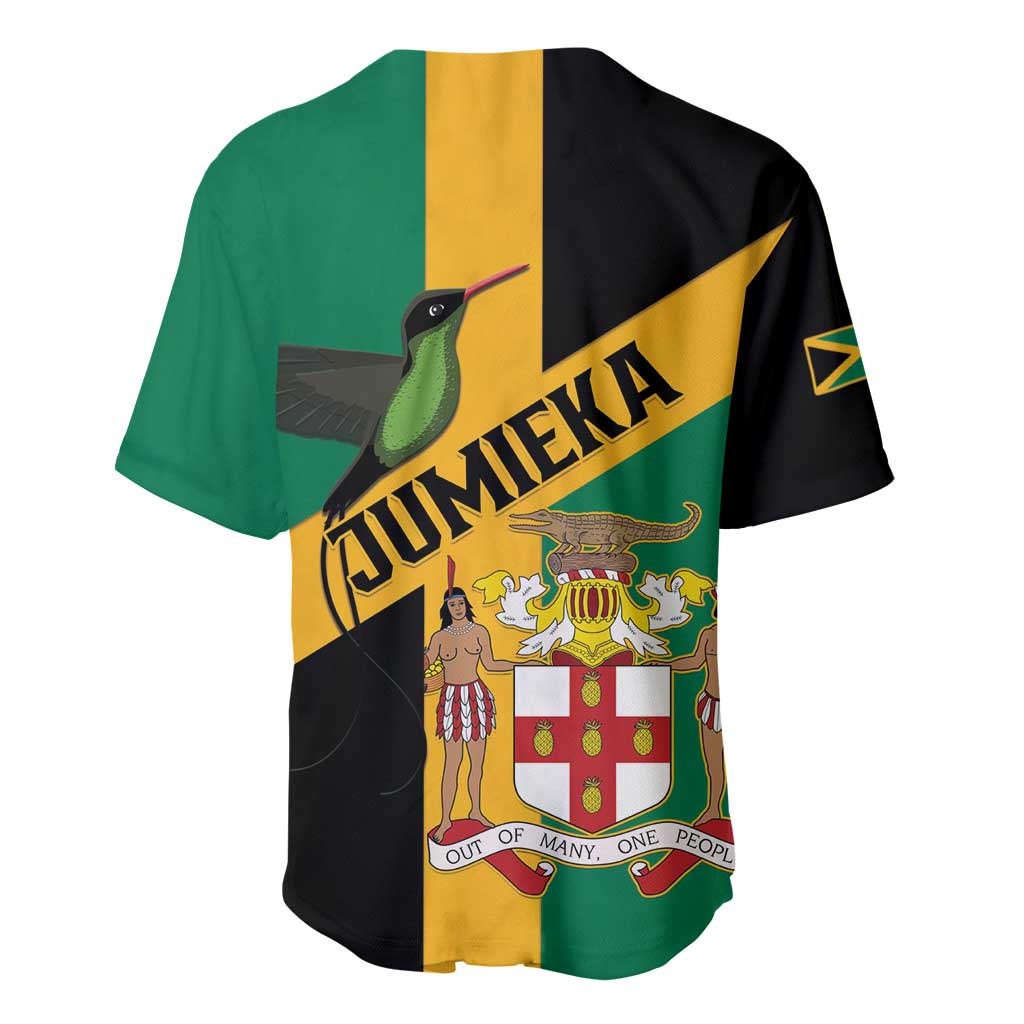 Happy Jumieka Independence Day Baseball Jersey Coat Of Arms Flag Style LT15