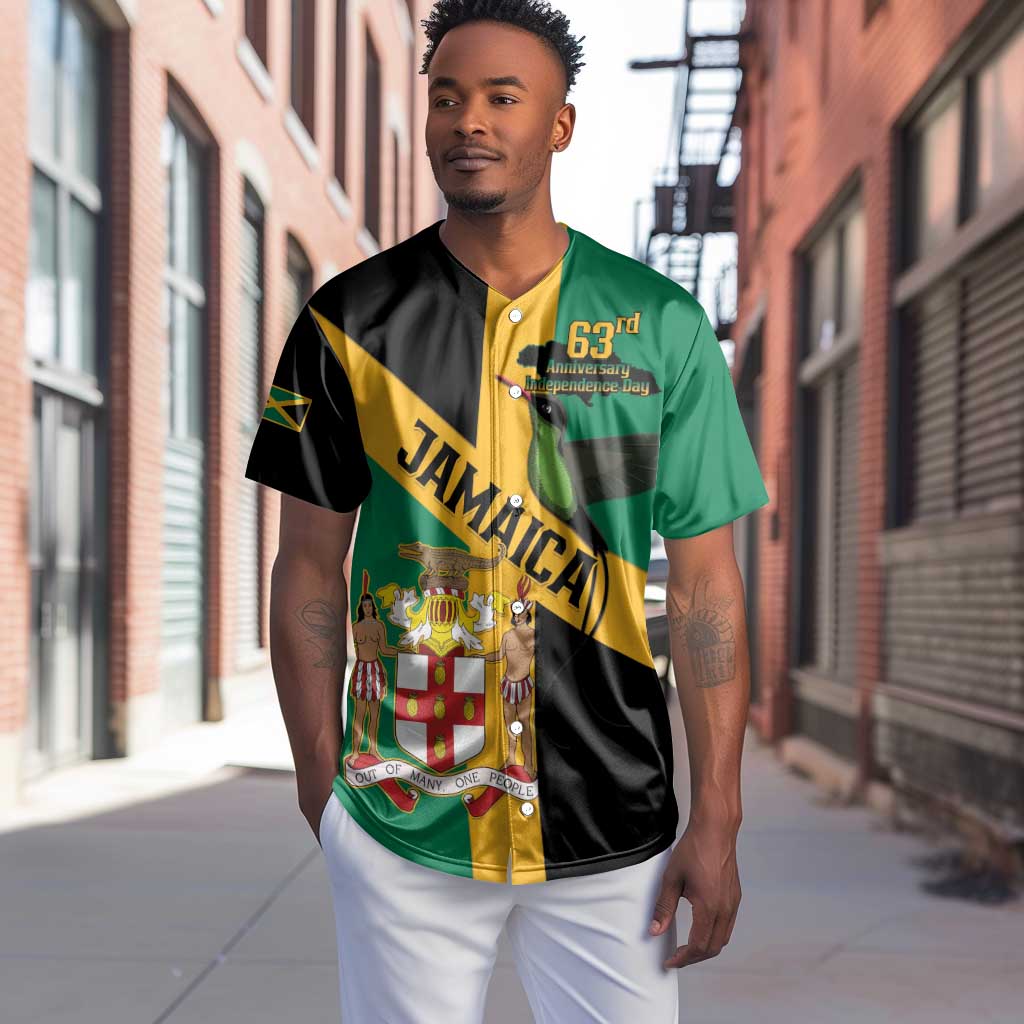 Happy Jumieka Independence Day Baseball Jersey Coat Of Arms Flag Style LT15