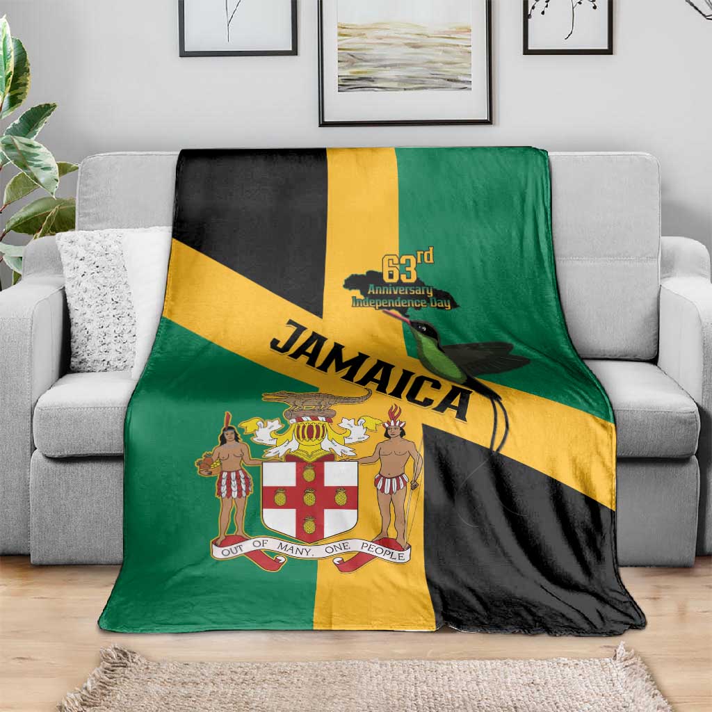 Happy Jumieka Independence Day Blanket Coat Of Arms Flag Style LT15