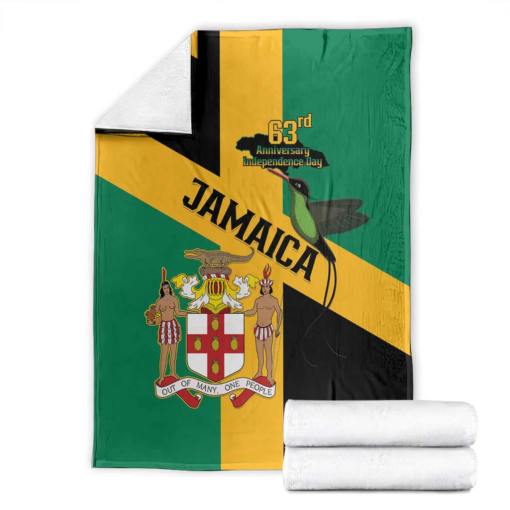 Happy Jumieka Independence Day Blanket Coat Of Arms Flag Style LT15