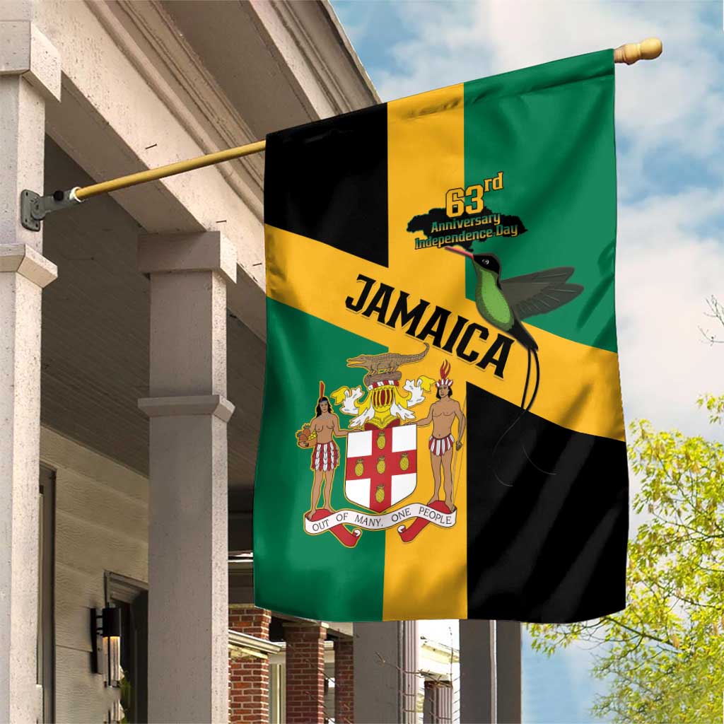 Happy Jumieka Independence Day Garden Flag Coat Of Arms Flag Style LT15