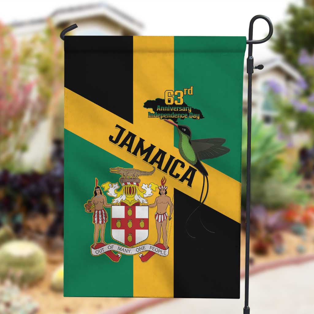 Happy Jumieka Independence Day Garden Flag Coat Of Arms Flag Style LT15