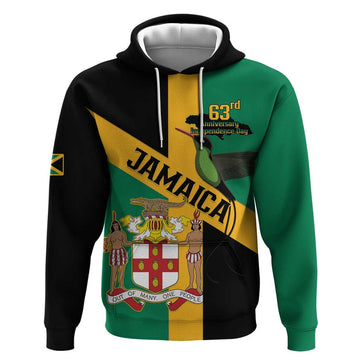 Jamaica Hoodie 63rd Anniversary Independence Day LT15