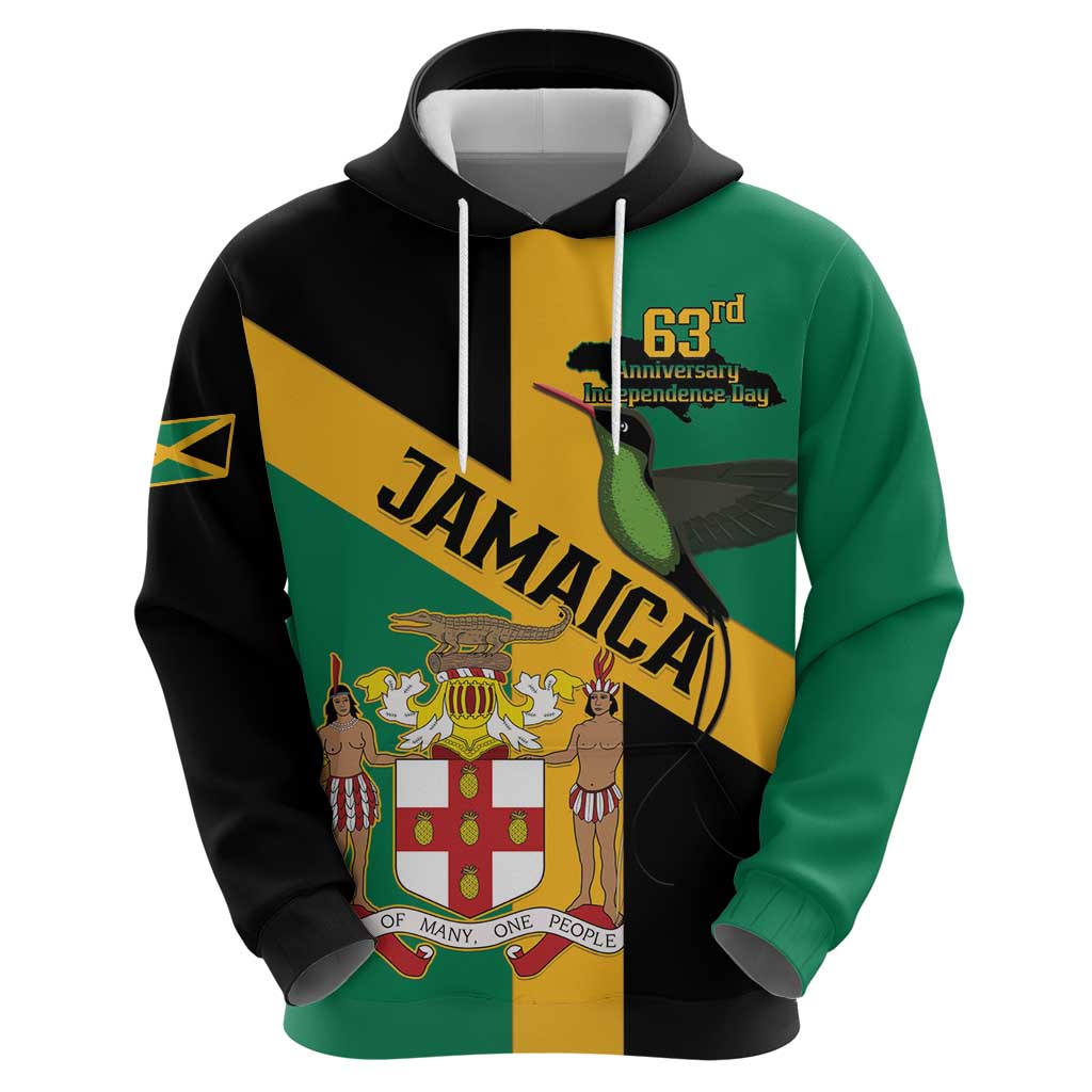 Jamaica Hoodie 63rd Anniversary Independence Day LT15