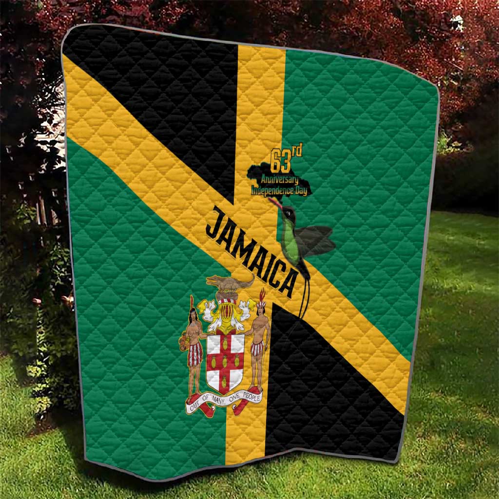 Happy Jumieka Independence Day Quilt Coat Of Arms Flag Style LT15
