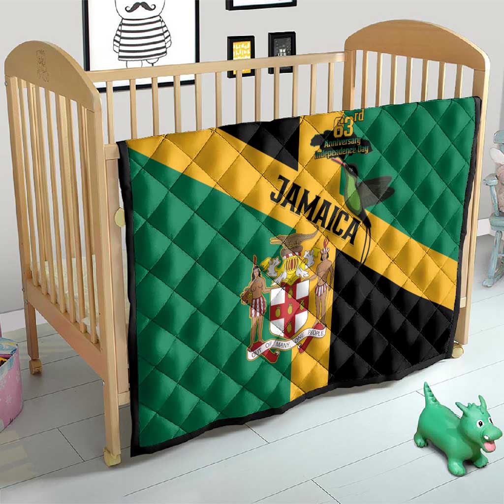 Happy Jumieka Independence Day Quilt Coat Of Arms Flag Style LT15