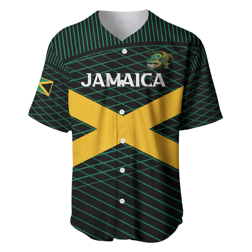 Jamaica Rugby Custom Baseball Jersey Go Champions LT15