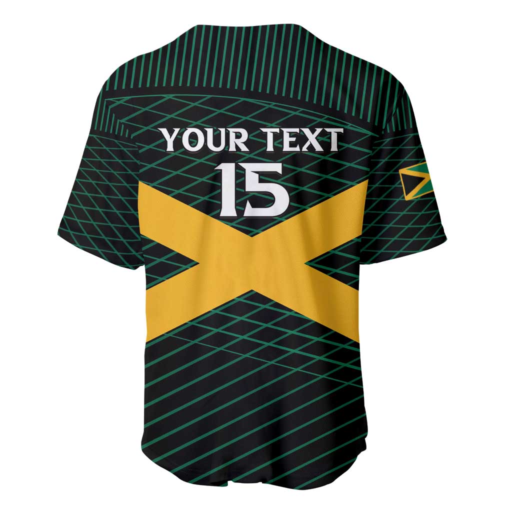 Jamaica Rugby Custom Baseball Jersey Go Champions LT15