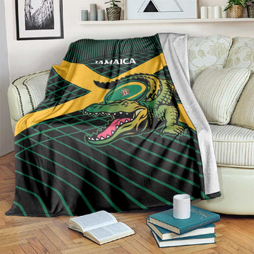 Jamaica Rugby Blanket Go Champions LT15