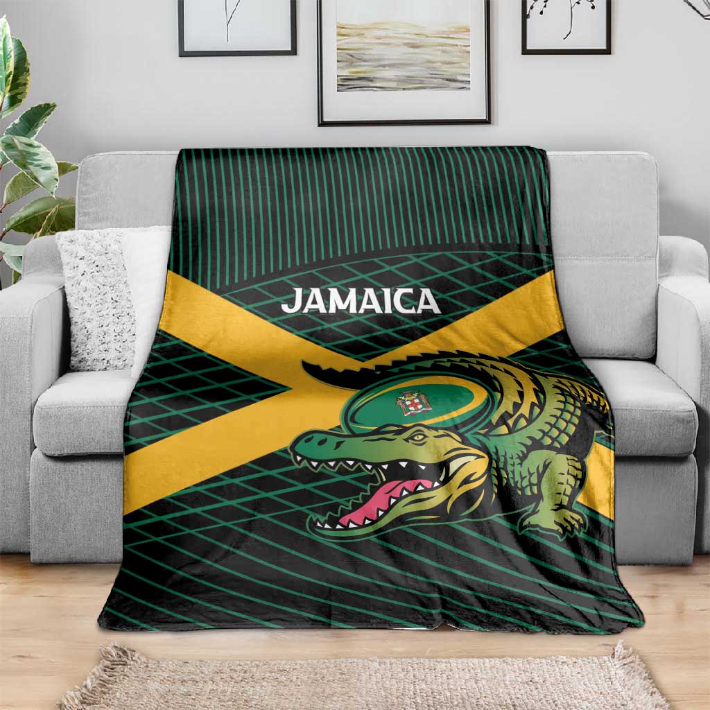 Jamaica Rugby Blanket Go Champions LT15