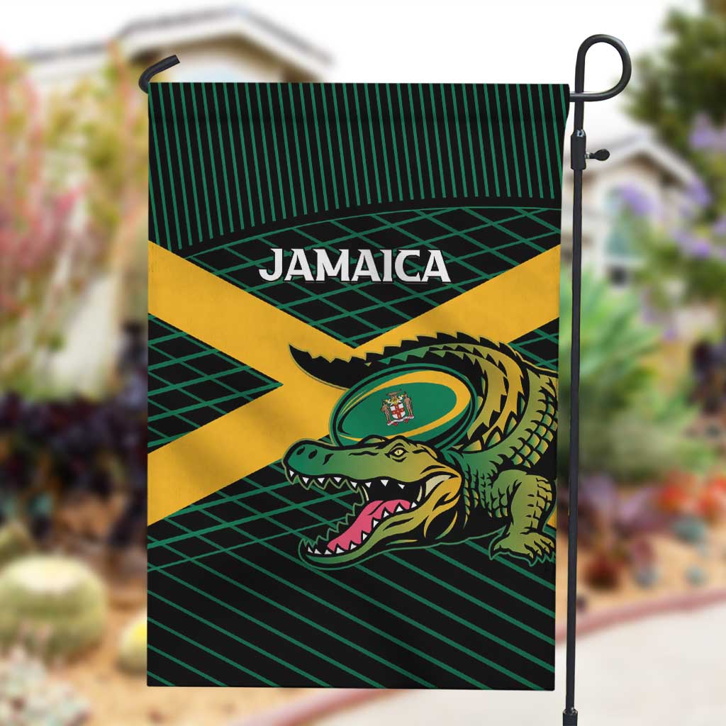 Jamaica Rugby Garden Flag Go Champions LT15