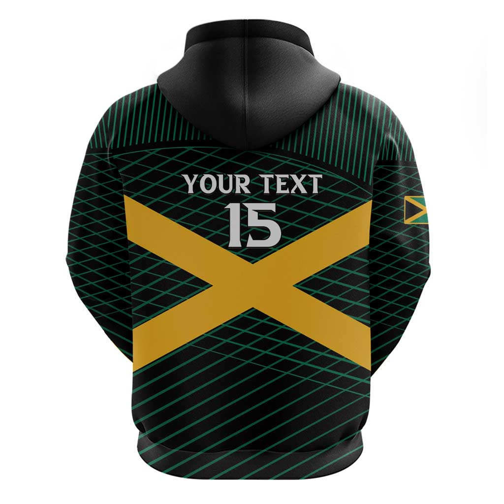Jamaica Rugby Custom Hoodie Go Jamaica Crocs Go LT15