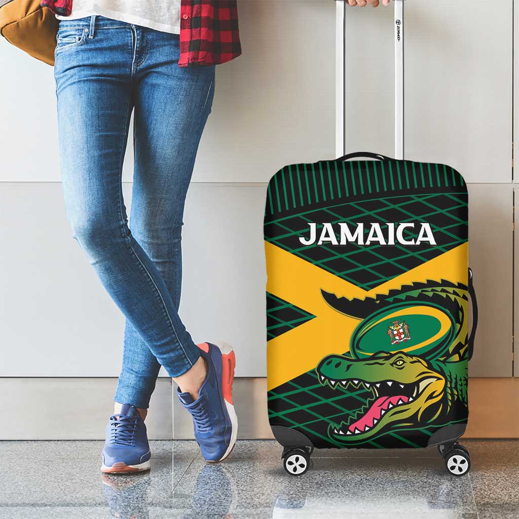 Jamaica Rugby Luggage Cover Go Jamaica Crocs Go LT15
