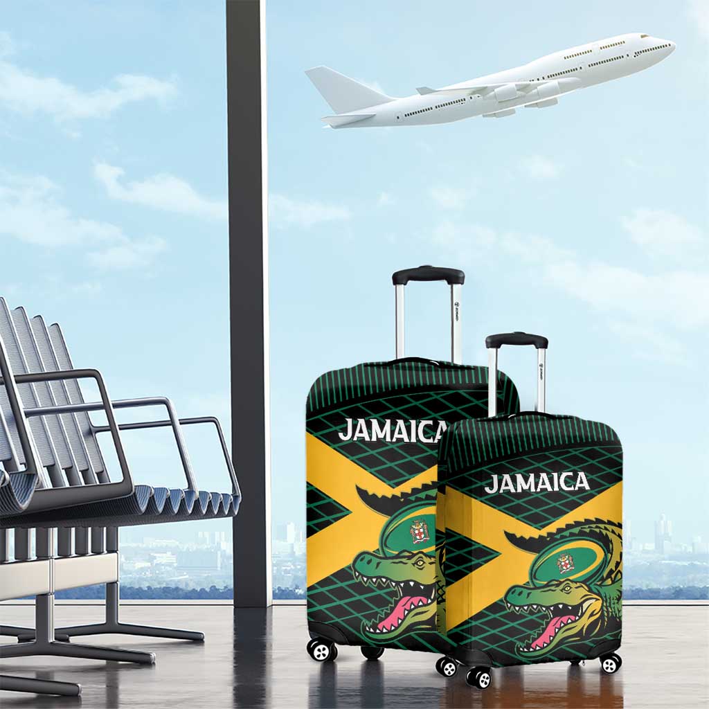 Jamaica Rugby Luggage Cover Go Jamaica Crocs Go LT15