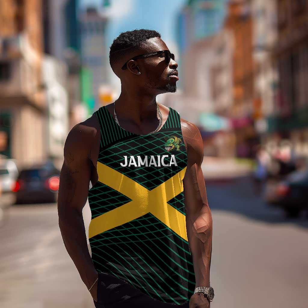 Jamaica Rugby Custom Men Tank Top Go Champions LT15