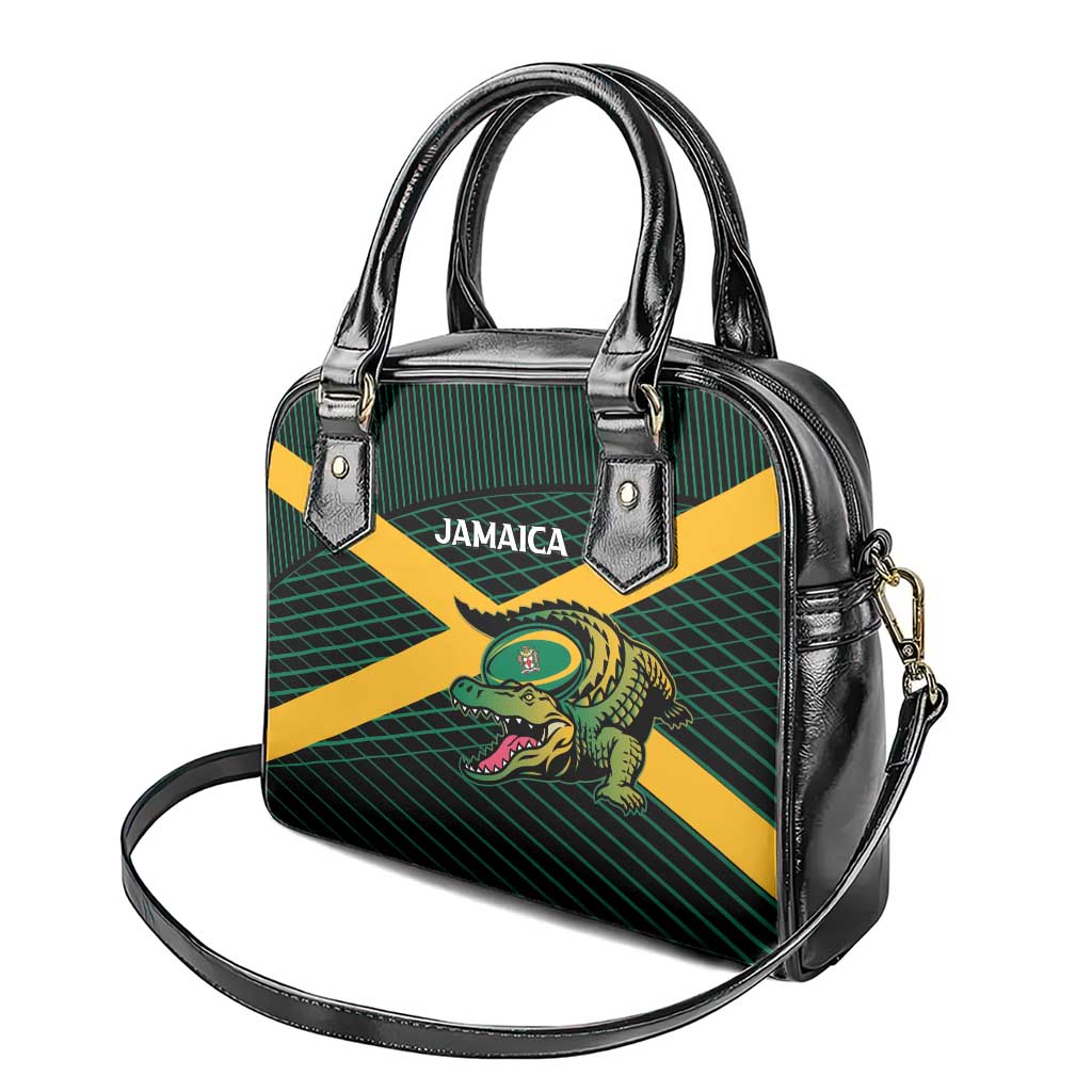 Jamaica Rugby Shoulder Handbag Go Jamaica Crocs Go LT15