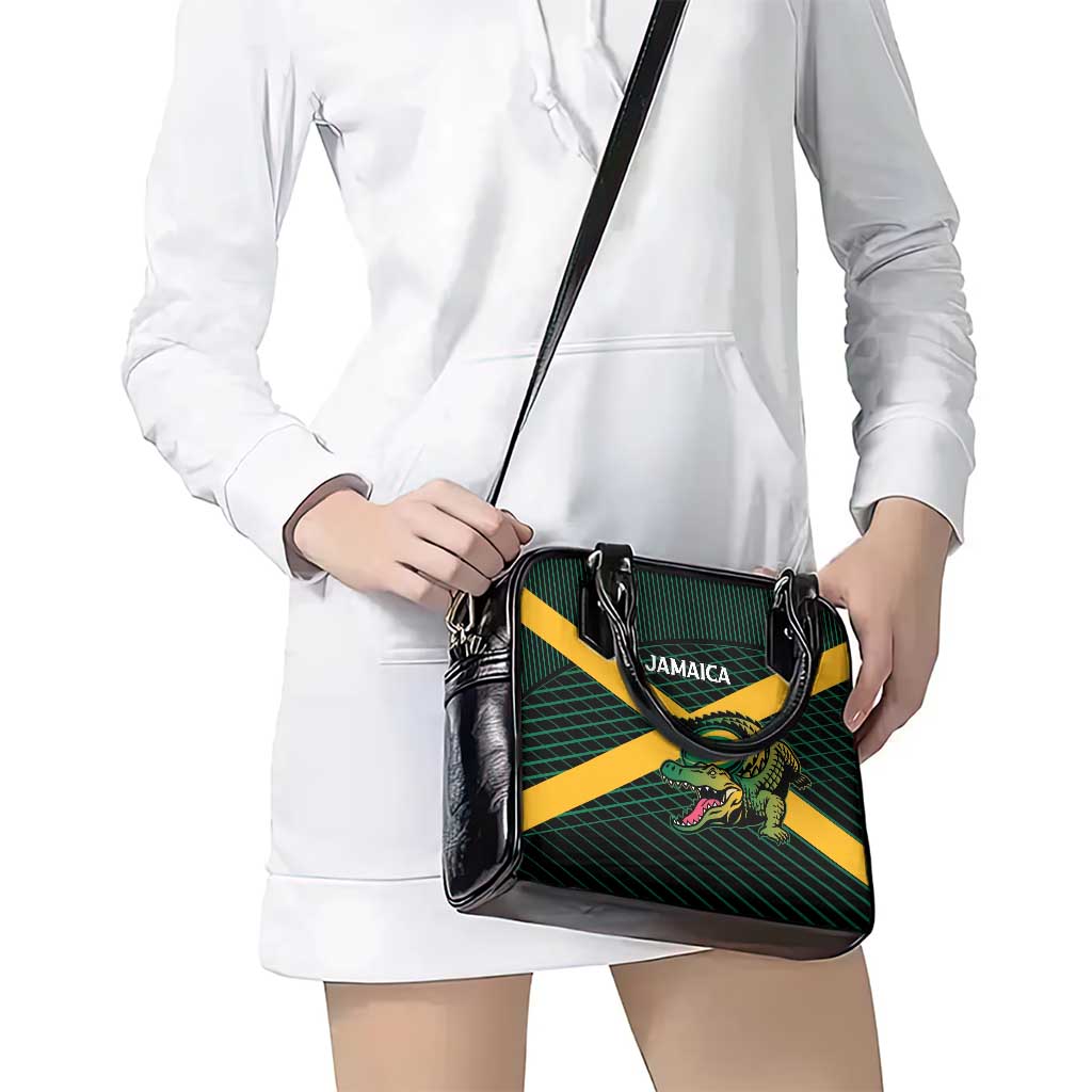 Jamaica Rugby Shoulder Handbag Go Jamaica Crocs Go LT15