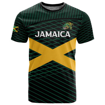 Jamaica Rugby Custom T shirt Go Champions LT15