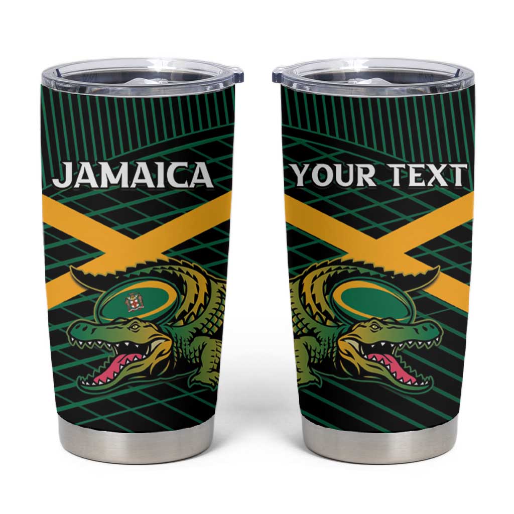 Jamaica Rugby Custom Tumbler Cup Go Champions LT15