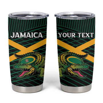 Jamaica Rugby Custom Tumbler Cup Go Champions LT15