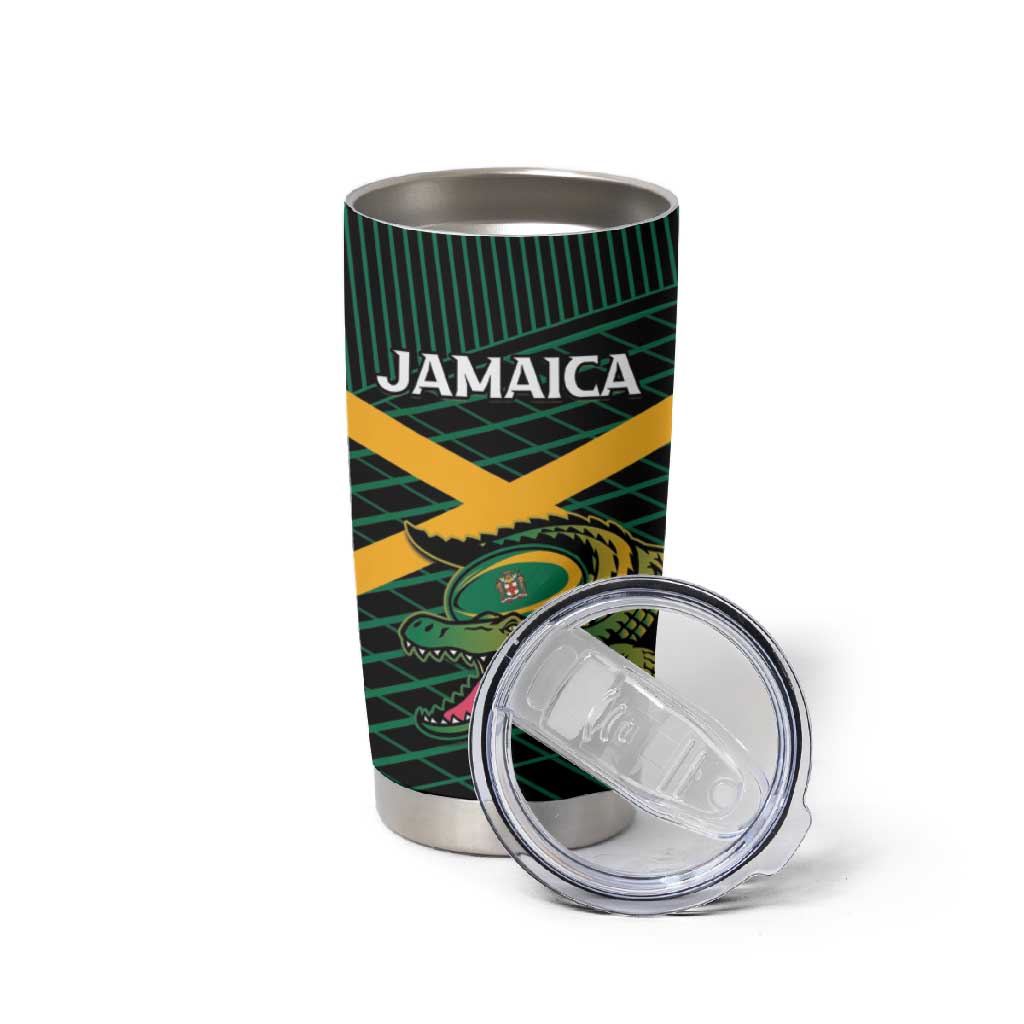 Jamaica Rugby Custom Tumbler Cup Go Champions LT15