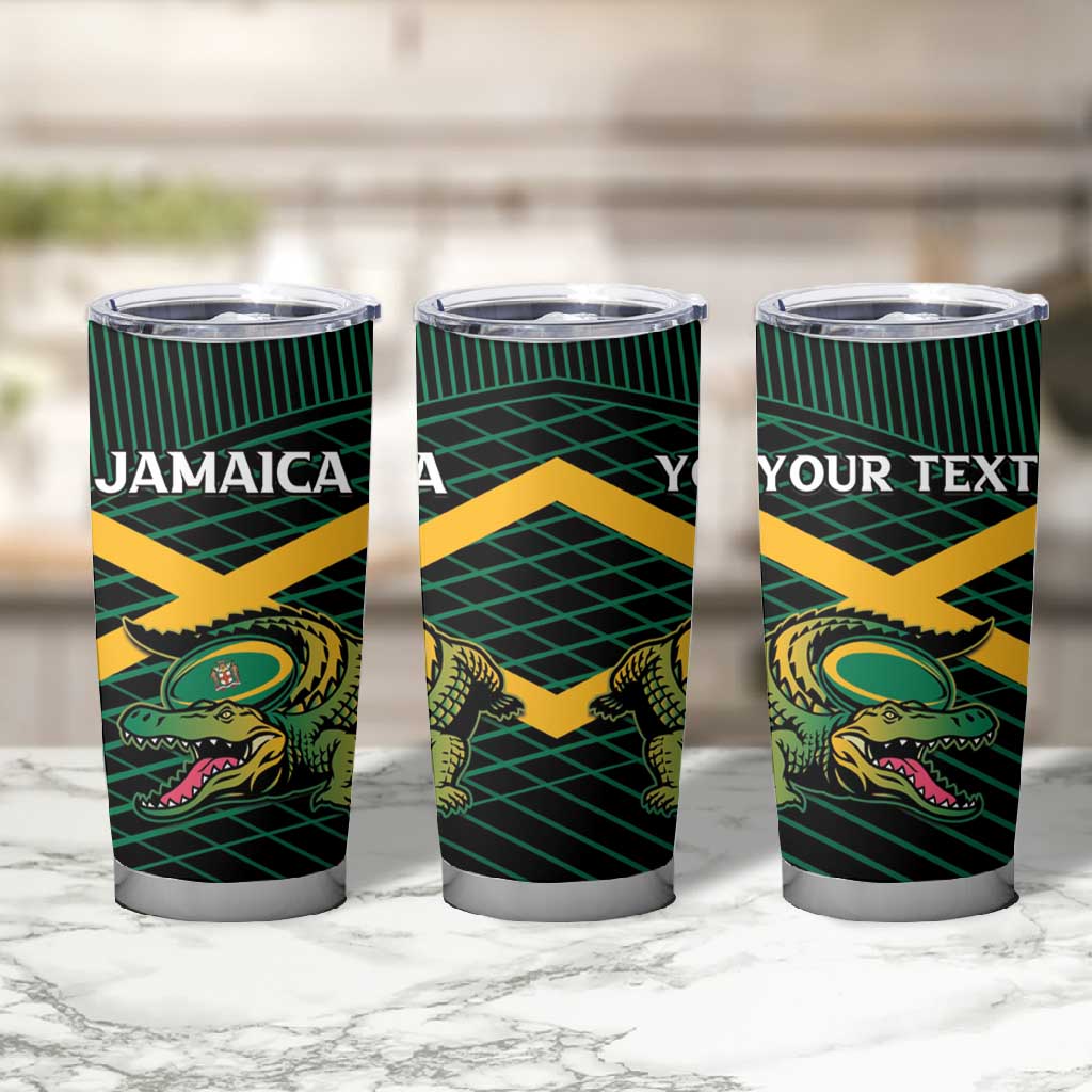 Jamaica Rugby Custom Tumbler Cup Go Champions LT15