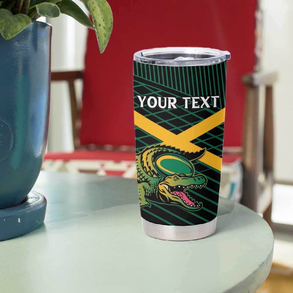Jamaica Rugby Custom Tumbler Cup Go Champions LT15