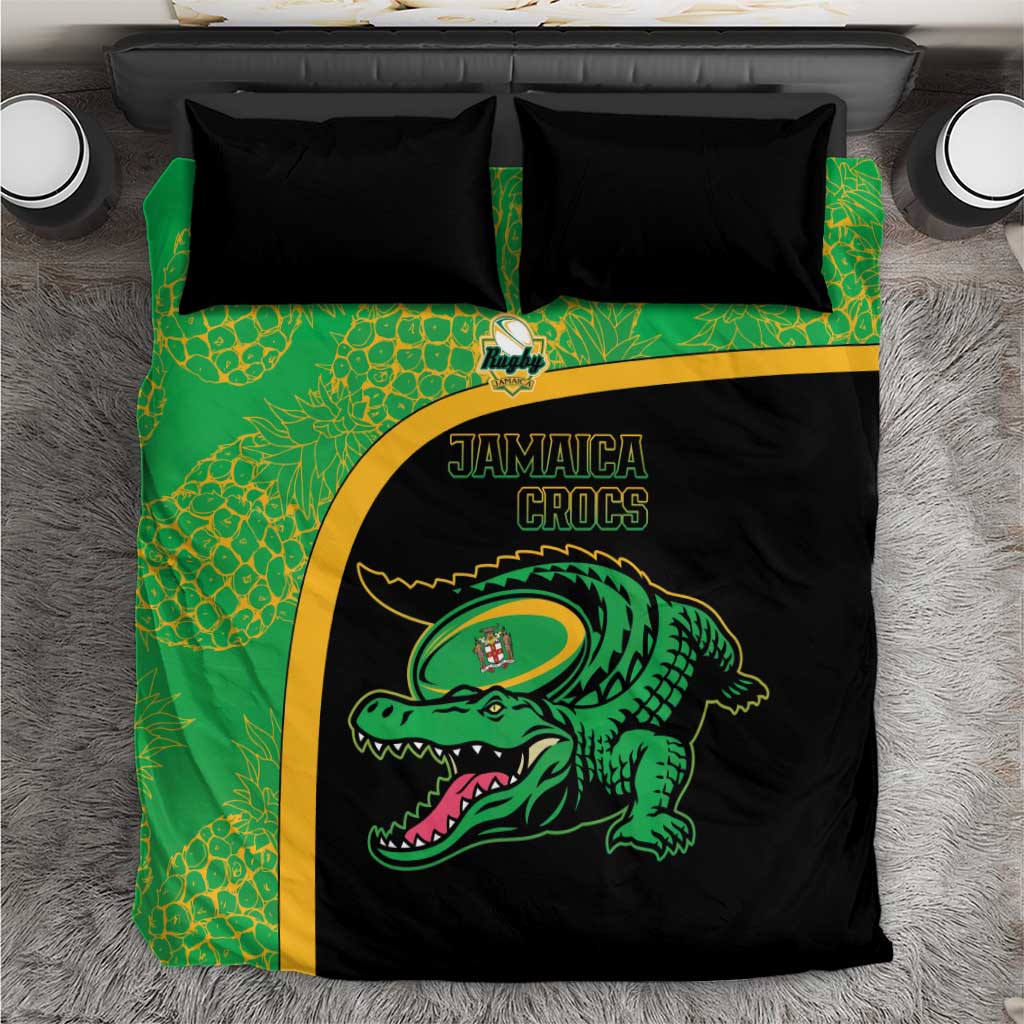 Jamaica Rugby Bedding Set Go Champions - Pineapple Pattern LT15