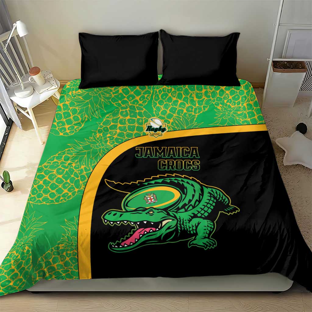 Jamaica Rugby Bedding Set Go Champions - Pineapple Pattern LT15
