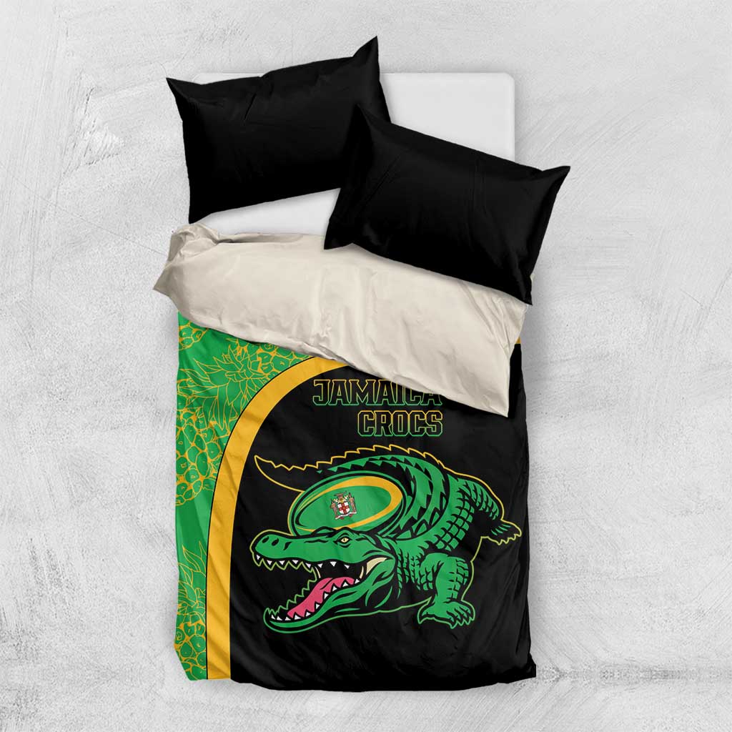 Jamaica Rugby Bedding Set Go Champions - Pineapple Pattern LT15