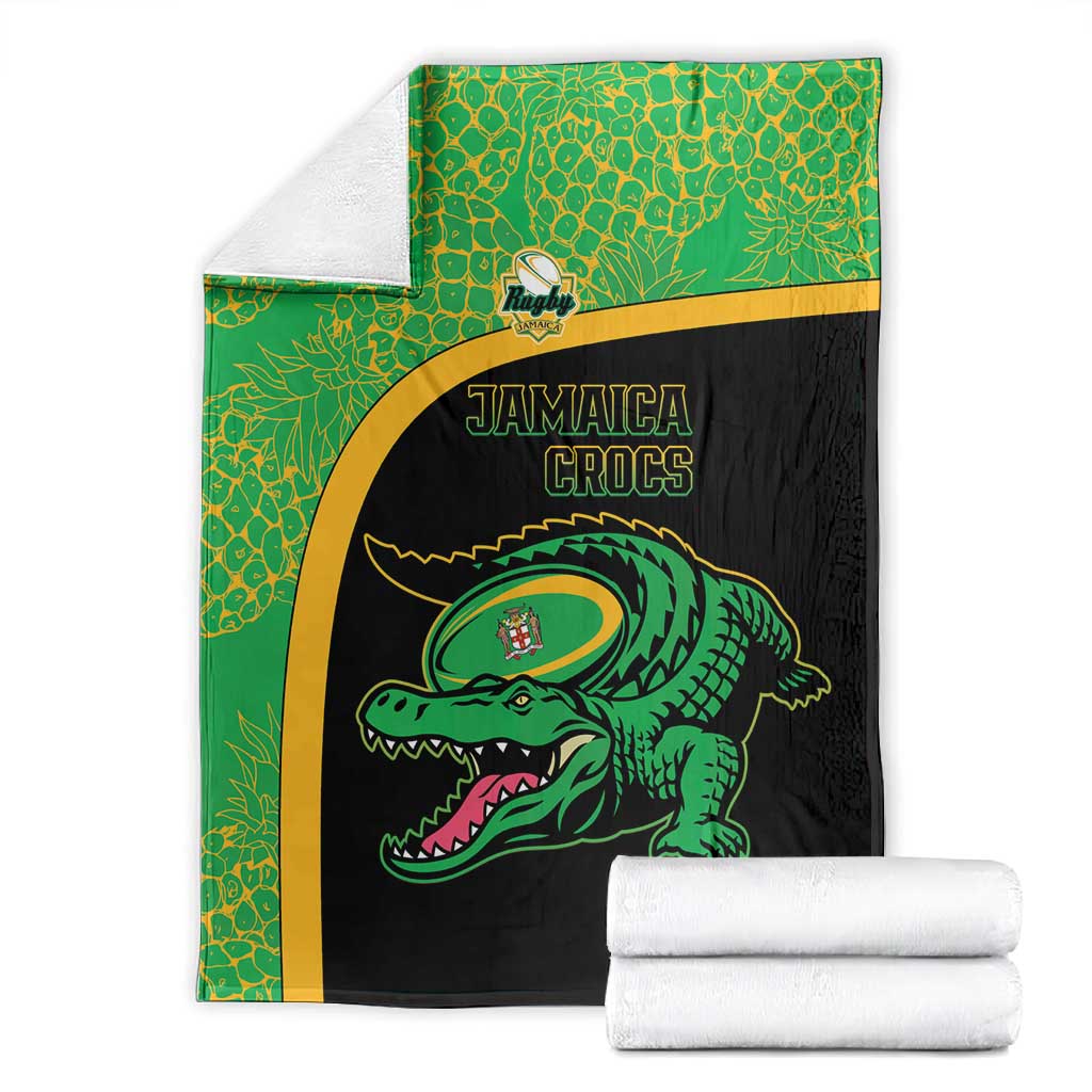 Jamaica Rugby Blanket Go Champions - Pineapple Pattern LT15