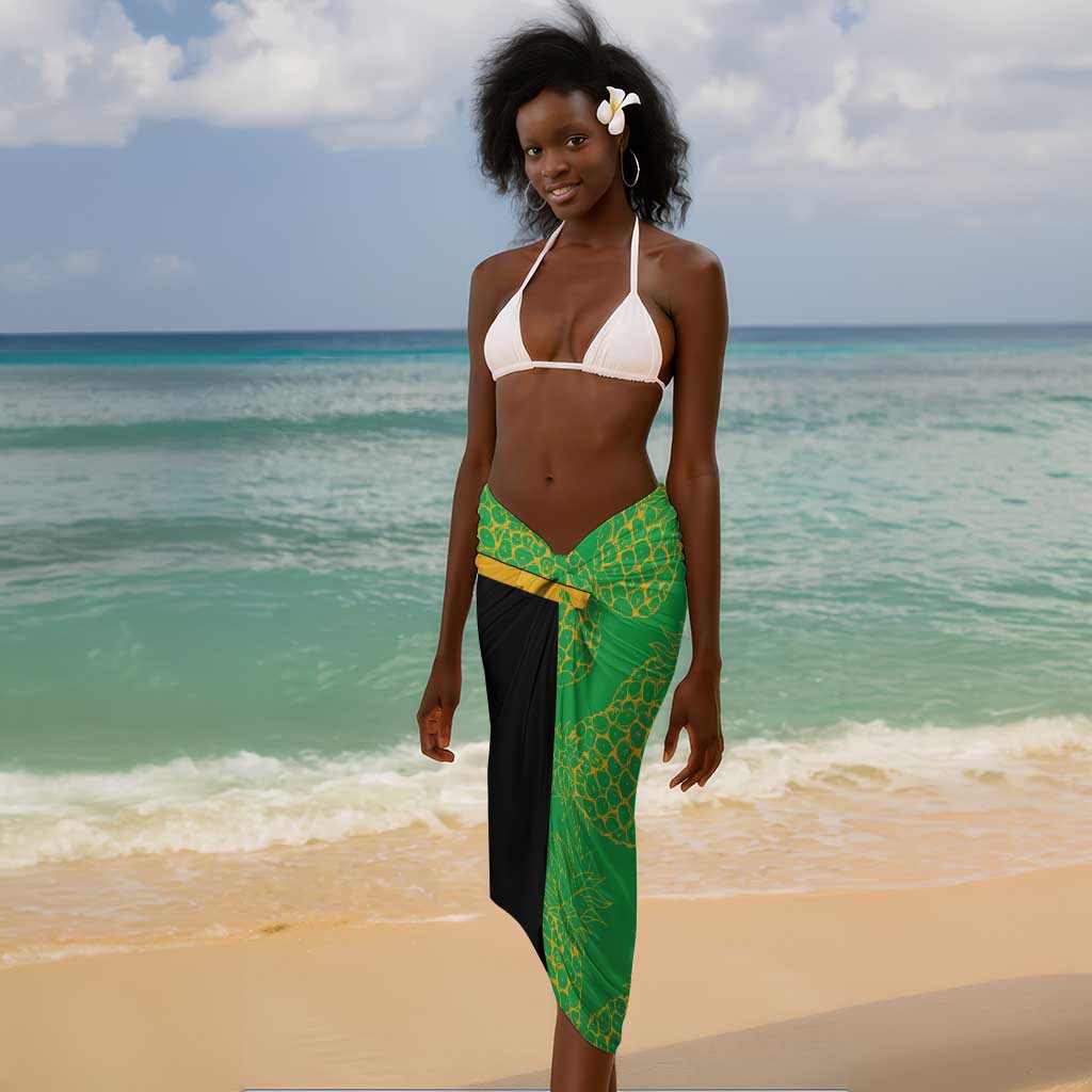 Jamaica Rugby Sarong Go Champions - Pineapple Pattern LT15