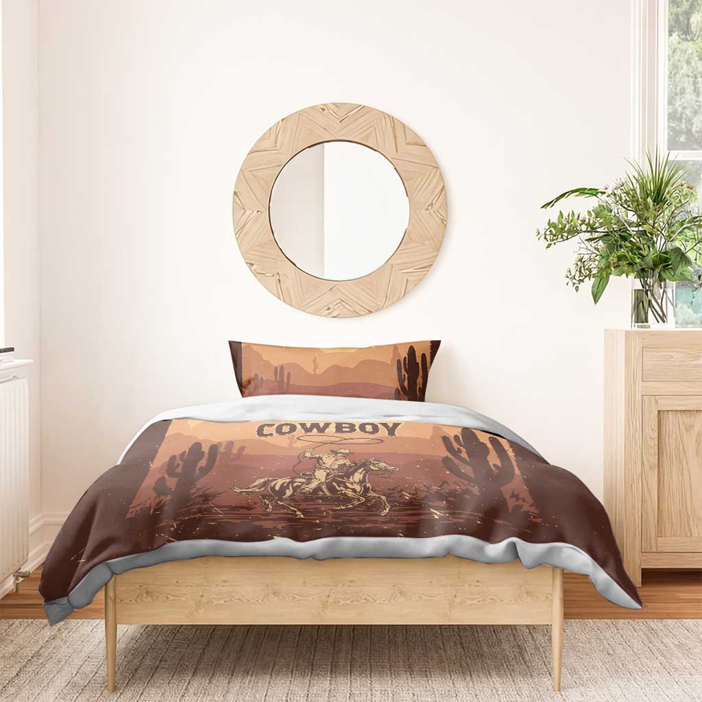 Black Cowboy Take Me Away Bedding Set LT15