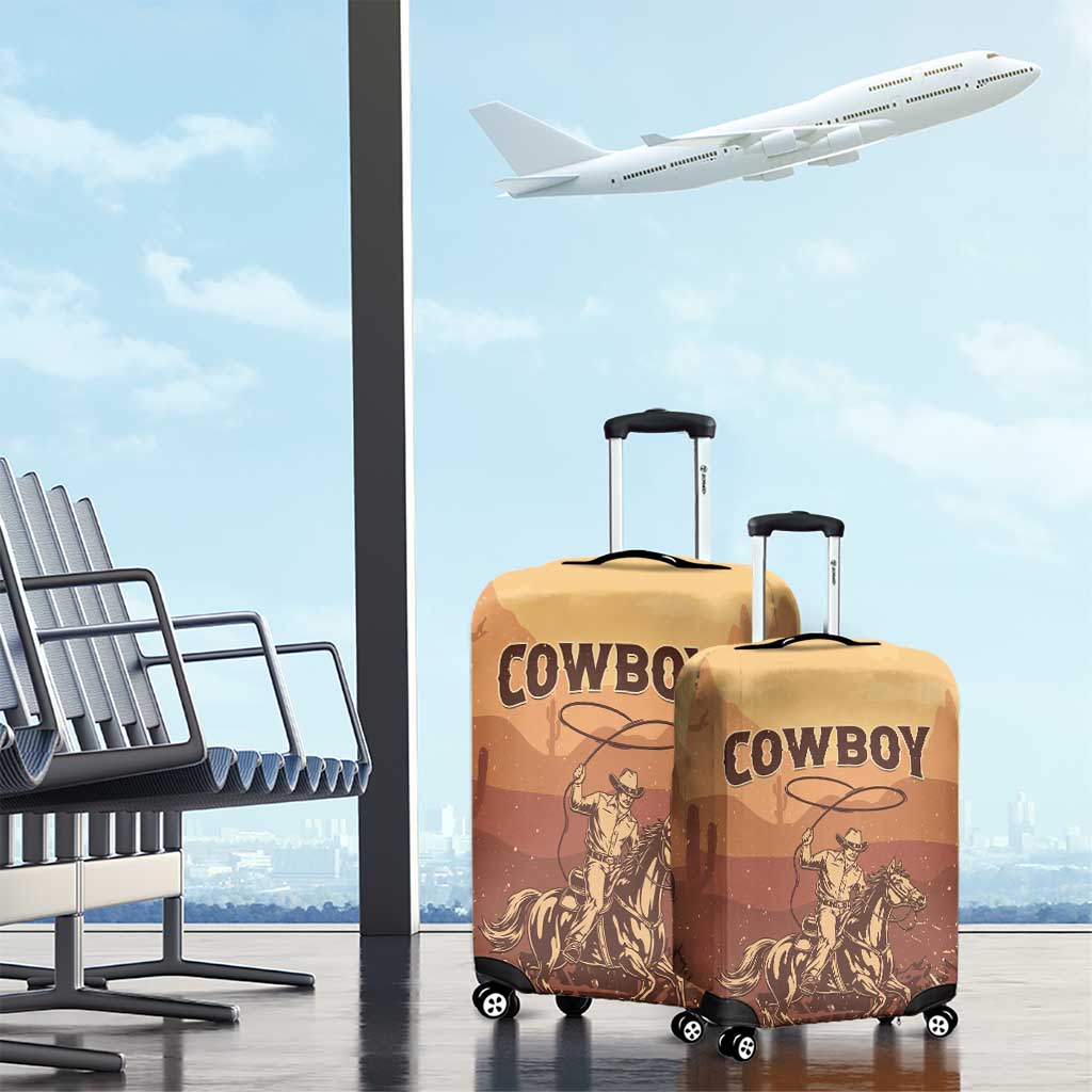 Black Cowboy Luggage Cover Take Me Away LT15
