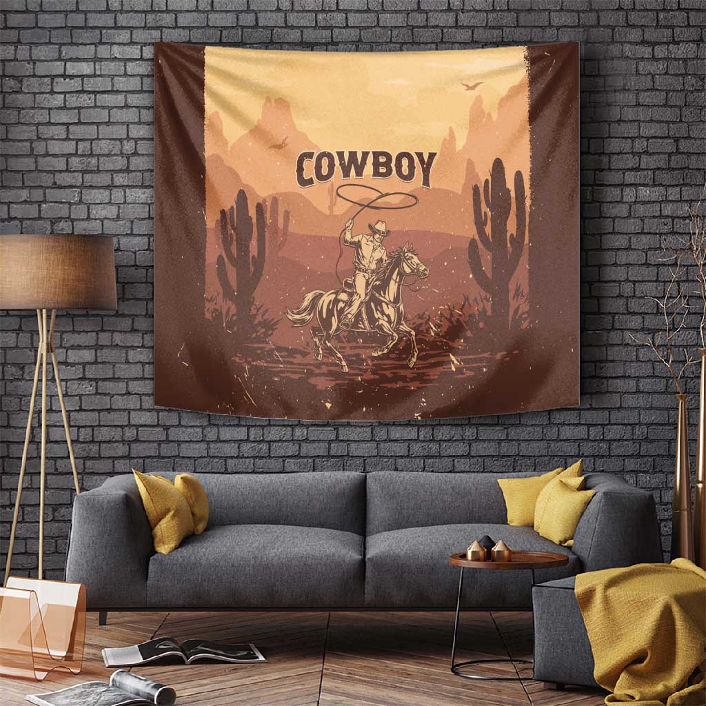 Black Cowboy Take Me Away Tapestry LT15