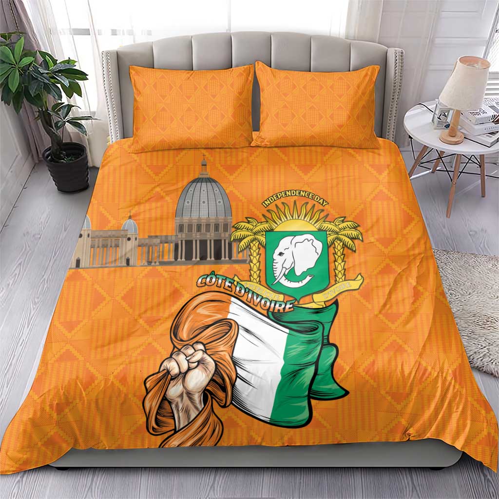 Happy Cote dIvoire Bedding Set 65th of Independence Day LT15