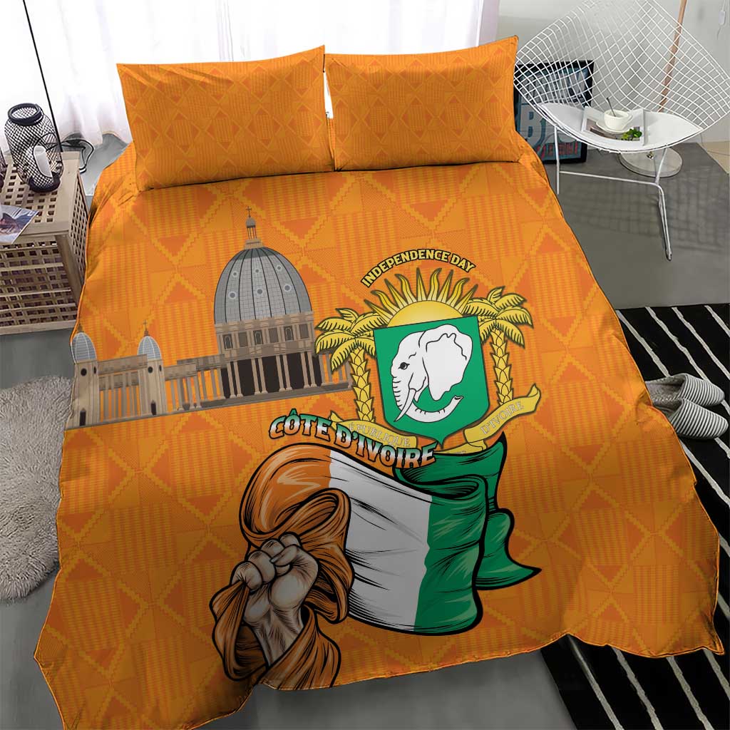 Happy Cote dIvoire Bedding Set 65th of Independence Day LT15