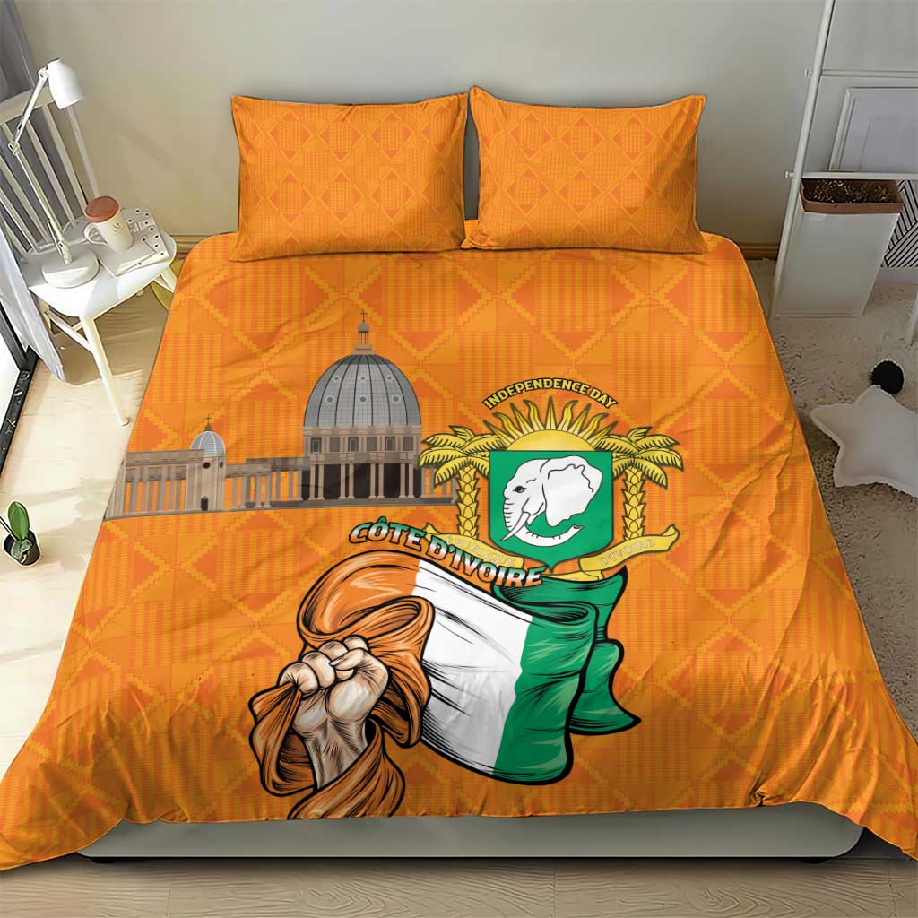 Happy Cote dIvoire Bedding Set 65th of Independence Day LT15