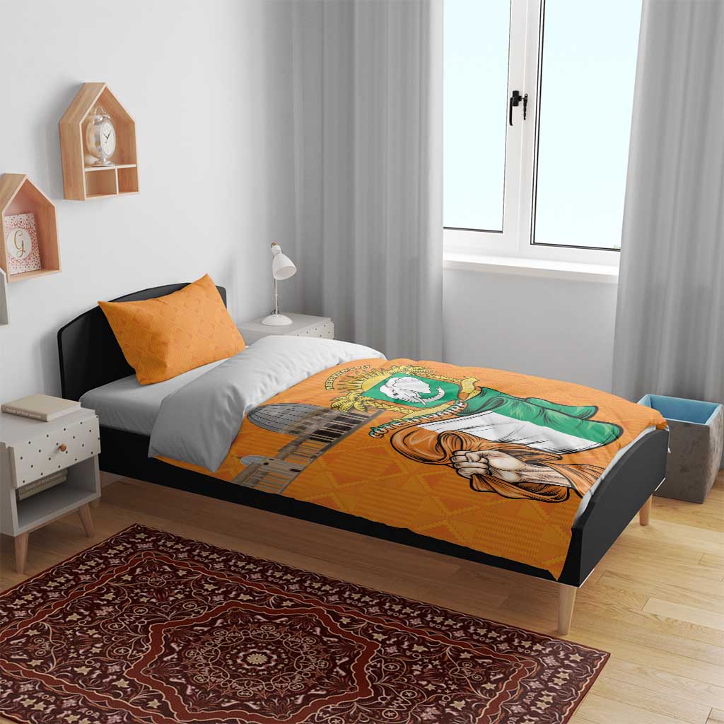 Happy Cote dIvoire Bedding Set 65th of Independence Day LT15