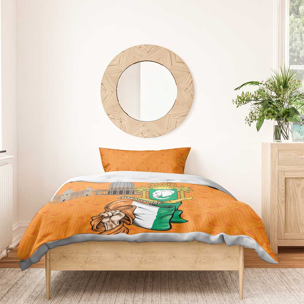 Happy Cote dIvoire Bedding Set 65th of Independence Day LT15